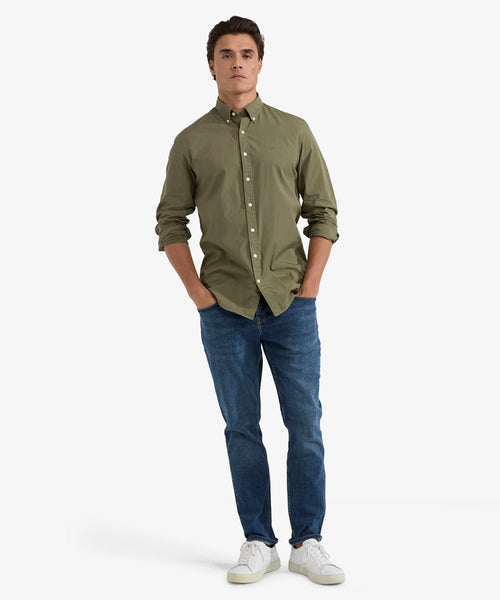 Overhemd Summer Poplin | Olive