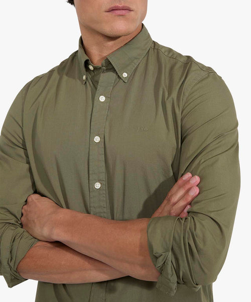 Overhemd Summer Poplin | Olive