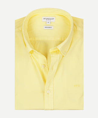 Overhemd Summer Poplin | Lemon Yellow