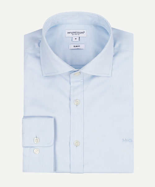 Overhemd Slim Fit Luxe Twill | Light Blue