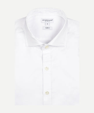 Overhemd Slim Fit Luxe Twill | White