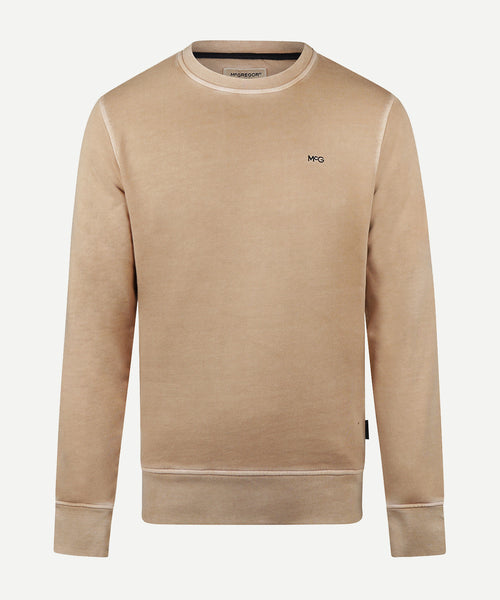 Sweater Garment Dyed | Sand