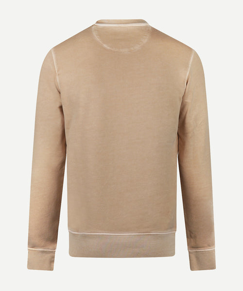 Sweater Garment Dyed | Sand