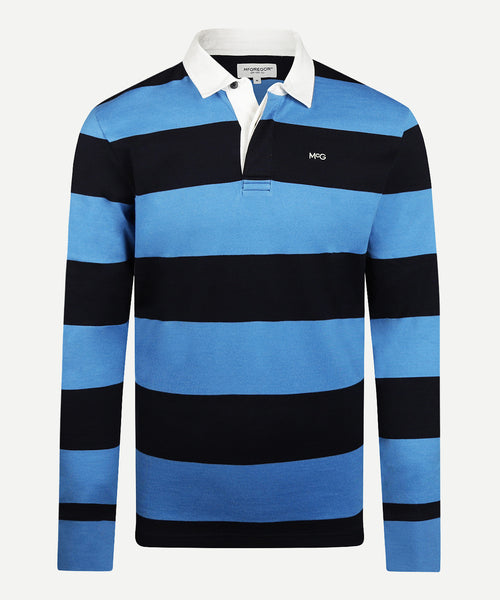 Rugbytrui Grote Strepen | Royal Blue