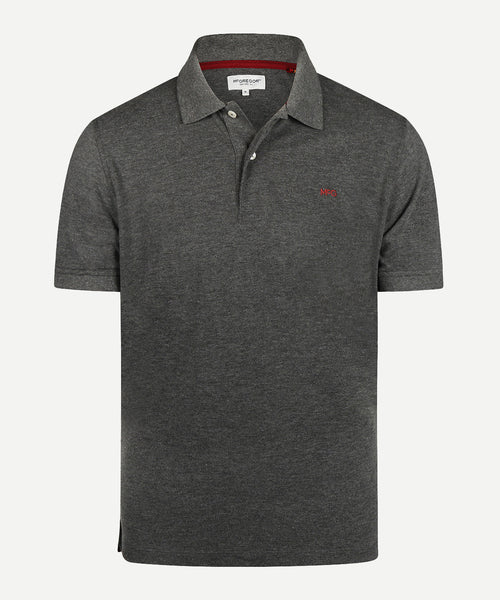 Classic Polo Regular Fit | Dark Grey Melange