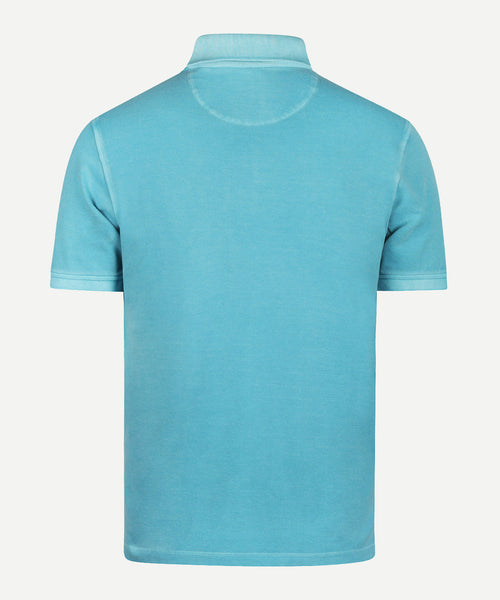 Polo Piqué Garment Dyed | Aqua