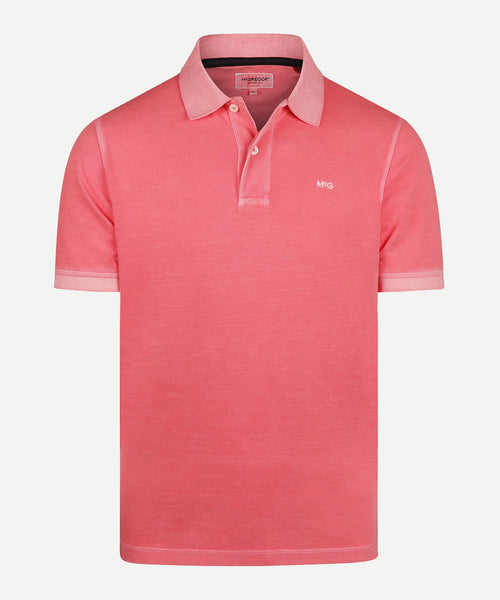 Polo Piqué Garment Dyed | Coral Red