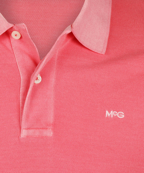 Polo Piqué Garment Dyed | Coral Red