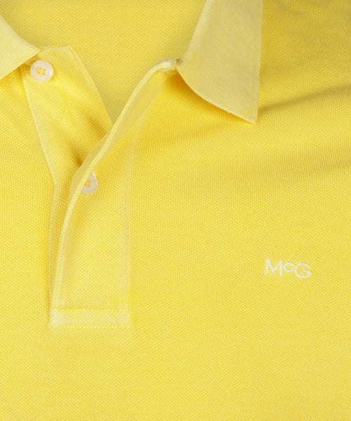 Polo Piqué Garment Dyed | Lemon Yellow