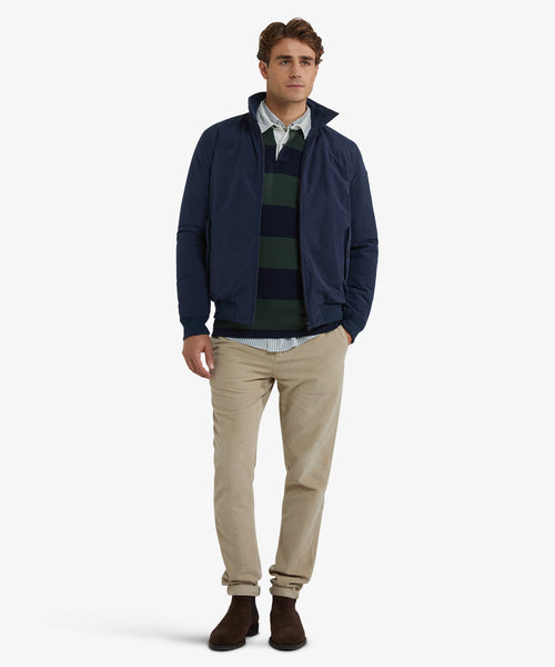 Classic Bomber Jas | Navy