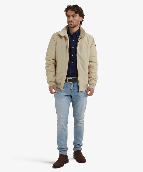 Classic Bomber Jas | Sand