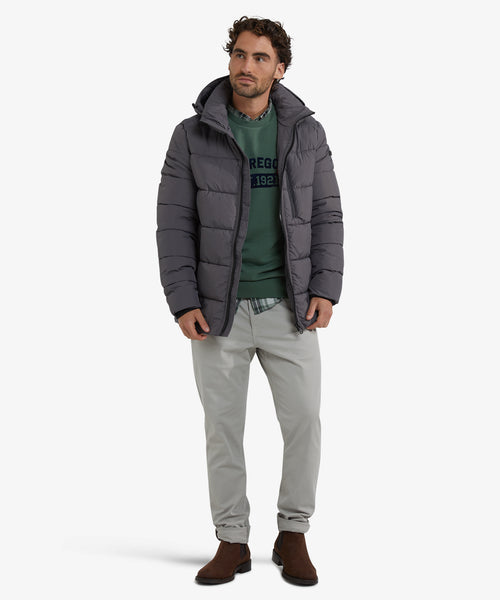 Hooded Bomber Jas | Dark Grey