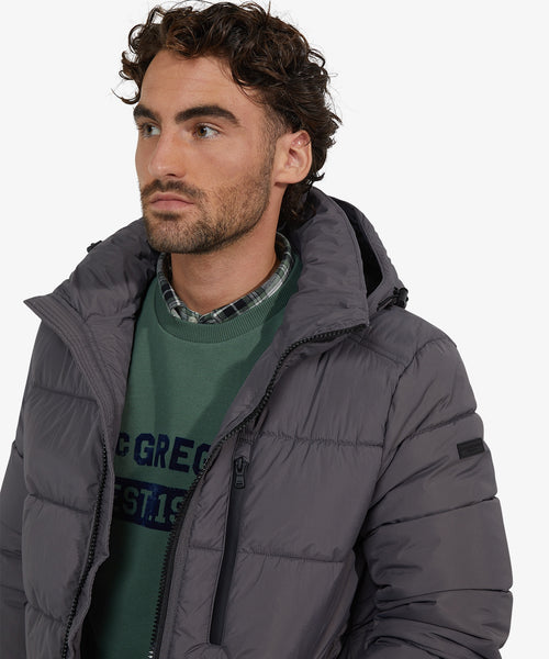 Hooded Bomber Jas | Dark Grey