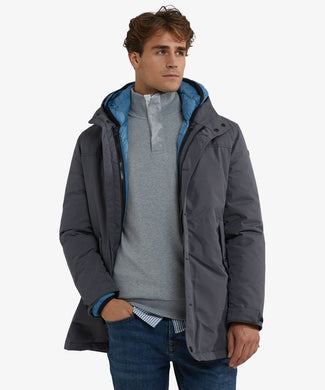 2-in-1 Parka Jas | Dark Grey
