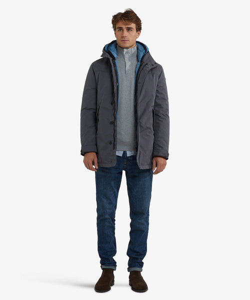 2-in-1 Parka Jas | Dark Grey