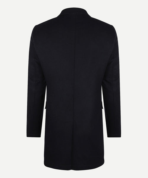 Overjas Wol | Navy