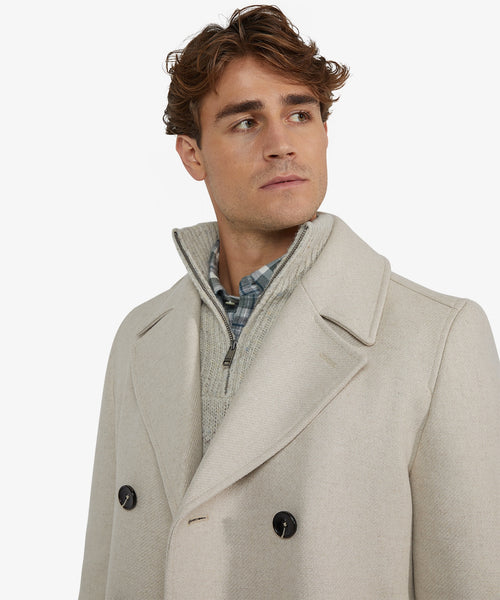 Peacoat Wool | Sand
