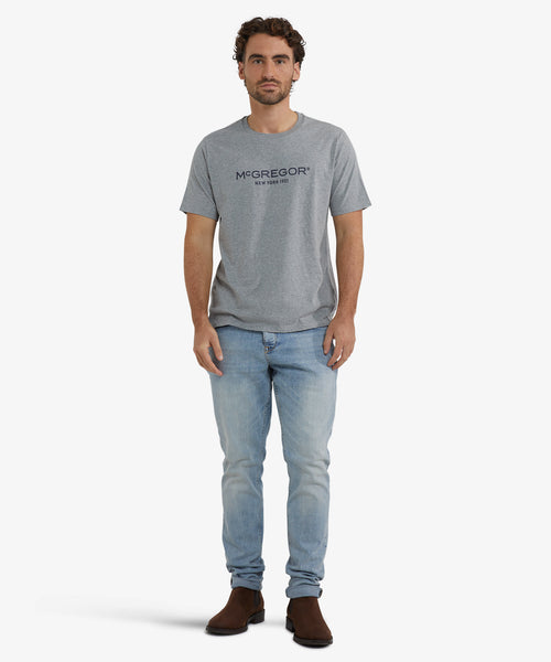 T-shirt Essential Logo | Medium Grey Melange
