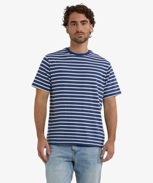 Striped T-shirt | Worker Blue