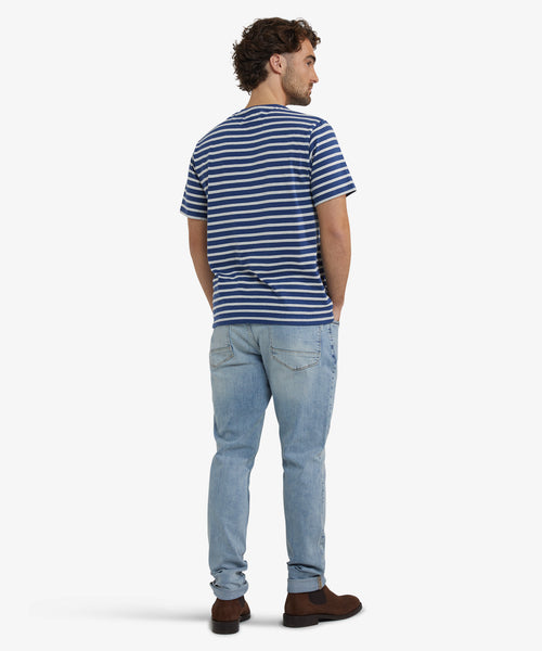 Striped T-shirt | Worker Blue