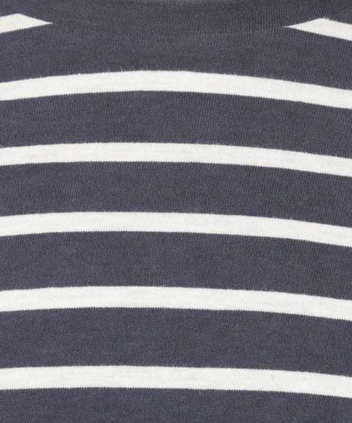 T-shirt Gestreept Lange Mouw | Navy