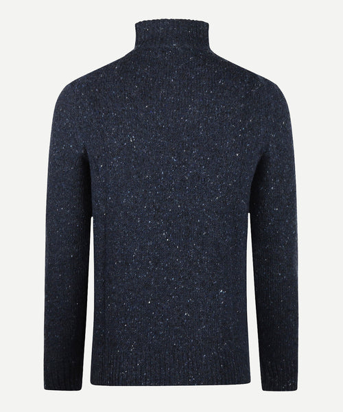 Trui Fisherman Half-Zip | Navy