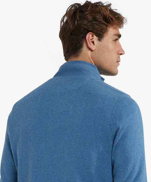 Ritsvest Katoen Merinowol | Worker Blue