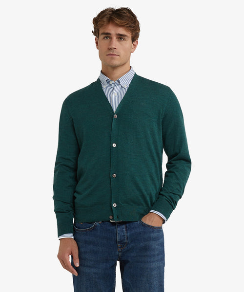 Vest Klassiek Luxe Merinowol | Winter Sage