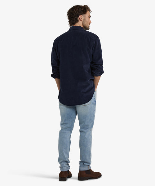 Corduroy Shirt | Navy