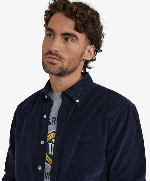 Corduroy Shirt | Navy