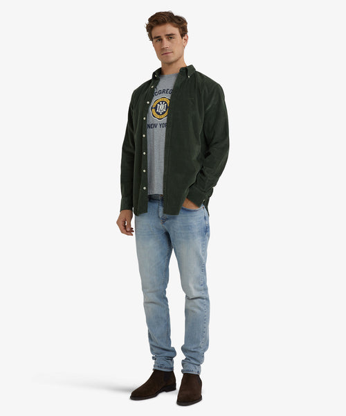 Corduroy Shirt | Dark Olive