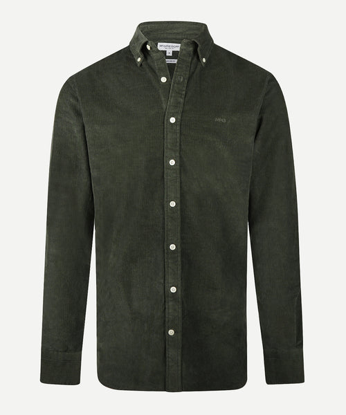 Overhemd Corduroy | Dark Olive