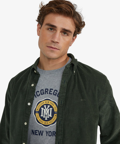 Corduroy Shirt | Dark Olive