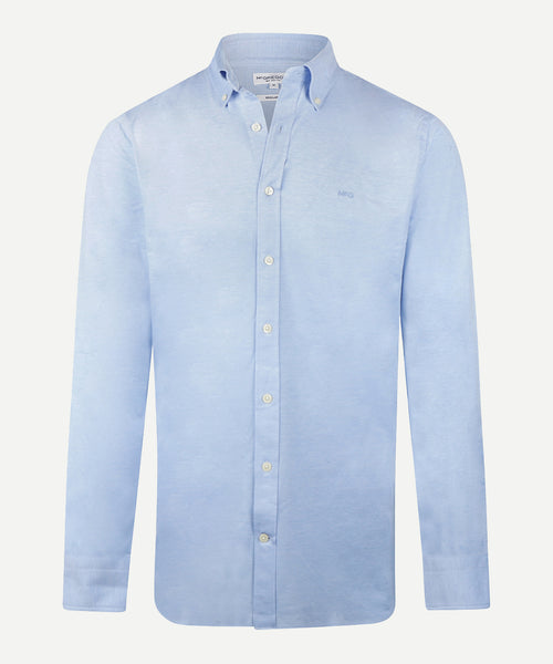 Overhemd Stretch Piqué | Light Blue