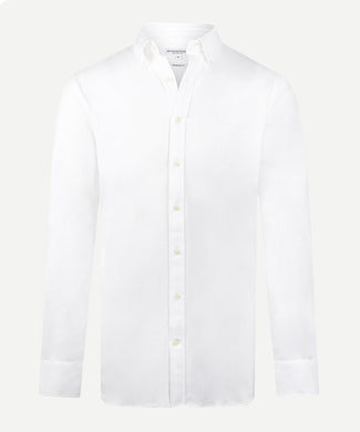 Overhemd Stretch Piqué | White