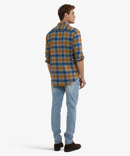 Flannel Shirt Check | Camel