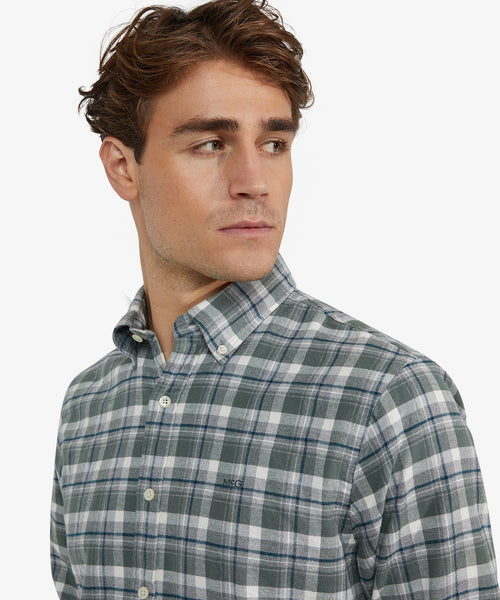 Overhemd Flanel Ruit | Winter Sage