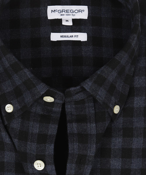 Overhemd Flanel Ruit | Navy