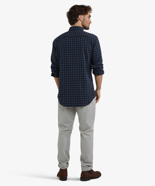 Flannel Shirt Check | Navy