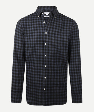 Overhemd Flanel Ruit | Navy