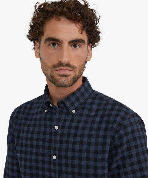 Flannel Shirt Check | Navy