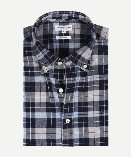 Overhemd Flanel Ruit | Light Blue