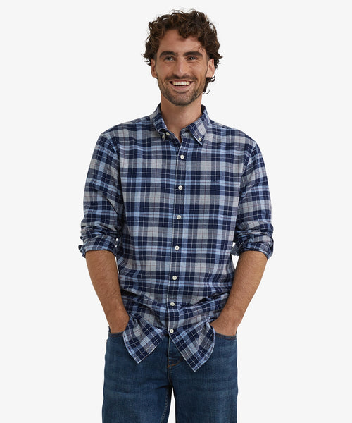 Flannel Shirt Check | Light Blue