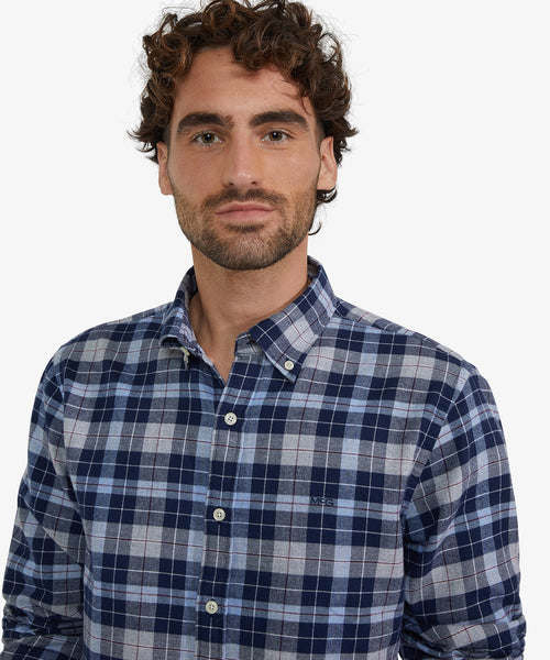 Flannel Shirt Check | Light Blue