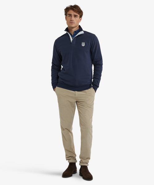 Sweatshirt Half-Zip | Navy