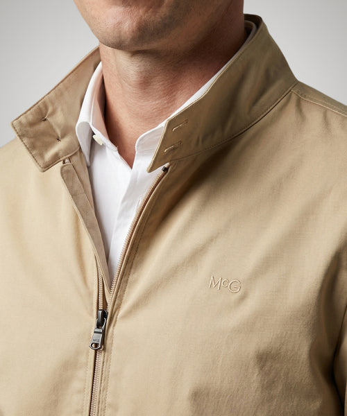 Classic Bomber Jacket | Beige