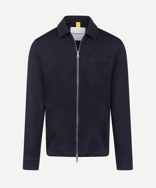 Piqué Jacket | Navy