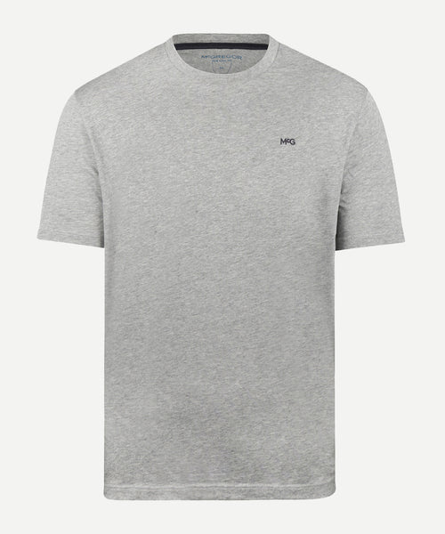 Essential MCG Embr T-Shirt | Medium Grey Melange