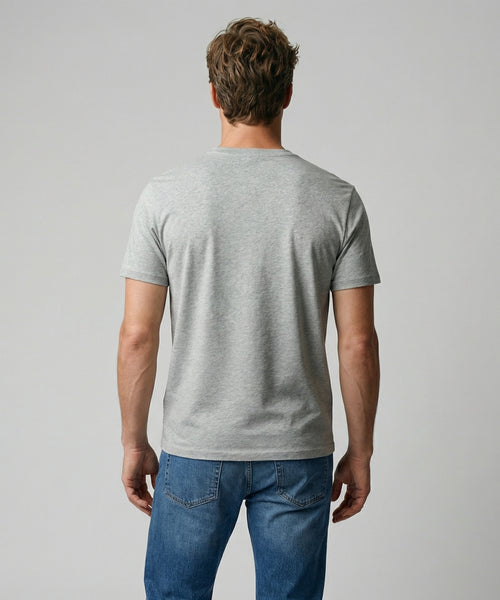 Essential MCG Embr T-Shirt | Medium Grey Melange