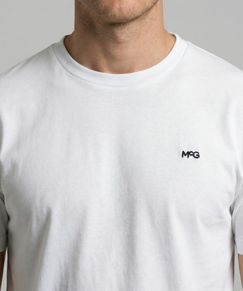 Essential MCG Embr T-Shirt | White